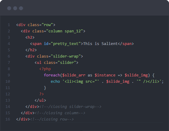 Le code